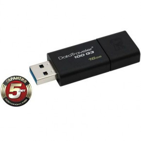 USB   Kingston 16Gb DataTraveler 100 Generation 3 USB3.0 (DT100G3/16GB)