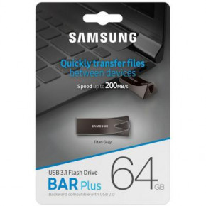 - Samsung Bar Plus USB 3.1 64GB Black (MUF-64BE4/APC) 8
