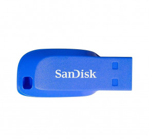 - SanDisk Cruzer Blade USB2.0 64GB Electric Blue (SDCZ50C-064G-B35BE)