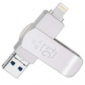 - T&G 007 Metal series USB 3.0 - Lightning - MicroUSB 16GB 