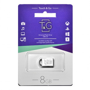 - 8GB T&G 107 Metal Series Silver (TG107-8G)