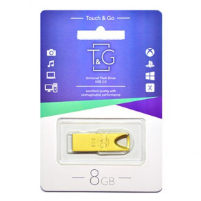  USB 8GB T&G 117 Metal Series Gold (TG117GD-8G)