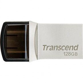 USB   Transcend 128GB JetFlash 890 Silver USB 3.1/Type-C (TS128GJF890S)