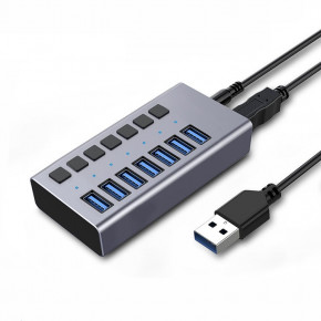USB Хаб Acasis H707 на 7 портов USB 3.0 Серый