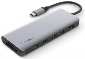  Belkin USB-C 7in1 Multiport Dock (AVC009BTSGY)