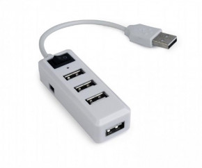 USB HUB Gembird USB-USB 4USB 2.0 UHB-U2P4-21 White