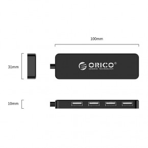  USB2.0 Orico (CA913237) FL01-BK-BP Black 4USB3.0 4