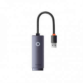 USB- Baseus Ethernet Adapter USB-A to RJ45 LAN Port Black (WKQX000001)