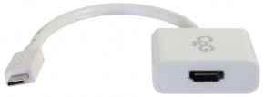 Адаптер C2G USB-C на HDMI белый (CG80516)