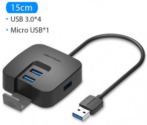  USB 3.0 -> 4xUSB 3.0 + MicroUSB  Vention (CHBBB) 10