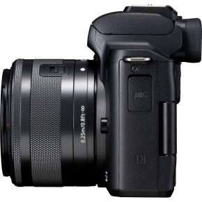   Canon EOS M50 + 15-45 IS STM + 22 STM Double Kit Black (JN632680C055) 4