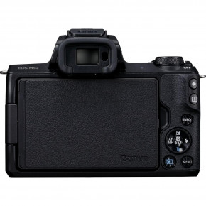   Canon EOS M50 + 15-45 IS STM + 22 STM Double Kit Black (JN632680C055) 6