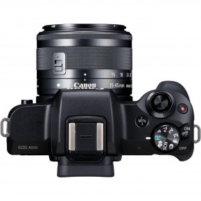   Canon EOS M50 + 15-45 IS STM + 22 STM Double Kit Black (JN632680C055) 7