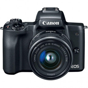   Canon EOS M50 + 15-45 IS STM + 22 STM Double Kit Black (JN632680C055) 8