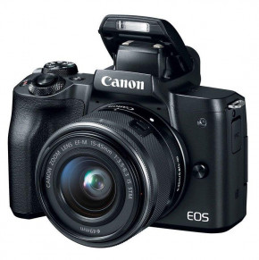   Canon EOS M50 + 15-45 IS STM + 22 STM Double Kit Black (JN632680C055) 9