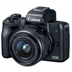   Canon EOS M50 + 15-45 IS STM + 22 STM Double Kit Black (JN632680C055) 11