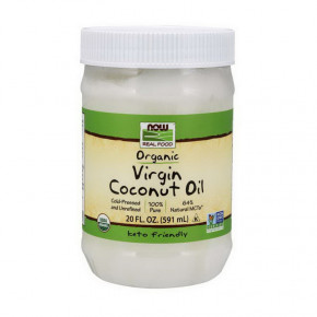   NOW Organic Virgin Coconut Oil 591 ml