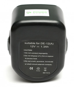  PowerPlant DeWALT GD-DE-12 12V 1.3Ah NICD(DE9074) (DV00PT0033)
