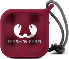   Fresh N Rebel Rockbox Pebble Small Bluetooth Speaker Ruby (1RB0500RU)