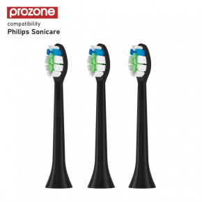     Philips - ProZone Premium-Diamond (for Philips) Medium Black 3pcs