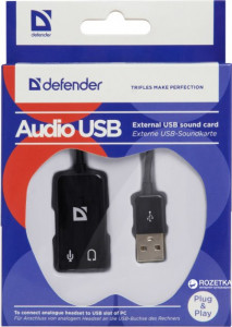    Defender Audio USB 23.5  jack (63002) 3