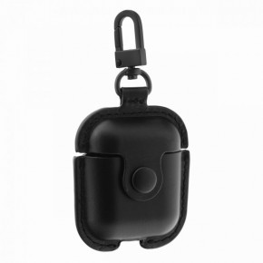  Usams US-BH475 Leather Case For AirPods Black BH475AP01