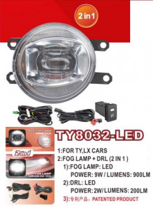   Vitol TY-8032-LED Toyota Cars FOG+DRL 6