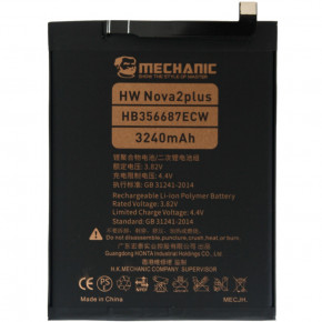  Mechanic HB356687ECW (3240mAh)  Huawei Mate 10 Lite / P Smart Plus / Nova 2s / Nova 4
