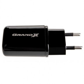   Grand-X CH-15UMB (5V/2,1A + DC cable 2,4 USB -> Micro USB 1m) Black (CH-15UMB) 4