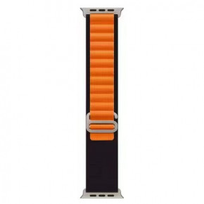   - Band Alpine Loop Apple Watch 42/44/45/49 mm Orange-Black (Alpin42-6.Orange-Black)
