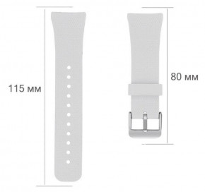  Primo Classic Shape  Samsung Gear Fit 2 / Fit 2 Pro (SM-R360 / R365) - White 6