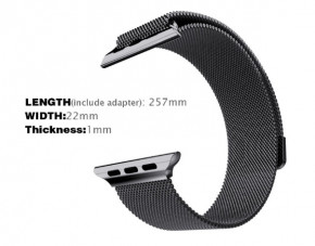    Primo  Apple Watch 42mm / 44mm - Black