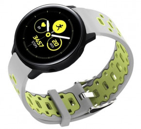   Primo Perfor Classic   Samsung Watch Active (SM-R500) / Active 2 (SM-R820/R830) Grey&Green 3