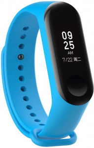  Uwatch Replacement Silicone Band For Xiaomi Mi Band 3 Light Blue 4