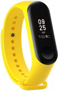  Uwatch Replacement Silicone Band For Xiaomi Mi Band 3 Yellow 3