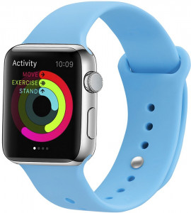    UWatch Silicone Strap for Apple Watch 38/40 mm Blue