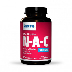  Jarrow Formulas NAC N-Acetyl-Cysteine 500 mg 200  (4384303561)