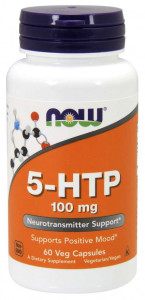  NOW 5-HTP 100 mg Veg Capsules 60  (4384302711)