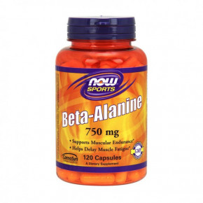  NOW Beta-Alanine 750 mg 120 caps