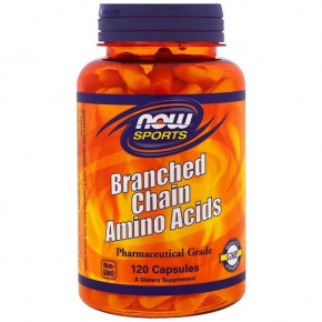  NOW Branched Chain Amino Acids 120 caps