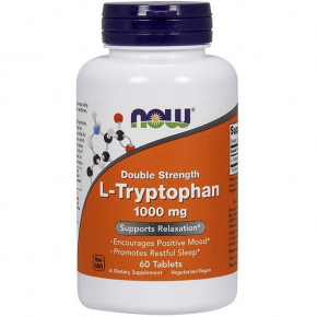  NOW L-Tryptophan 1000 mg 60 tabs