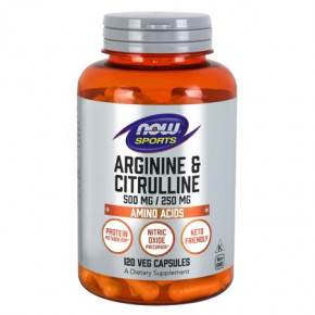  NOW Sports Arginine Citrulline 120  (CN4397)