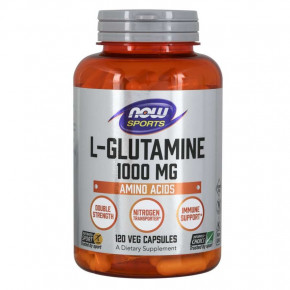  NOW Sports L-Glutamine 1000 mg 120  (CN4404)
