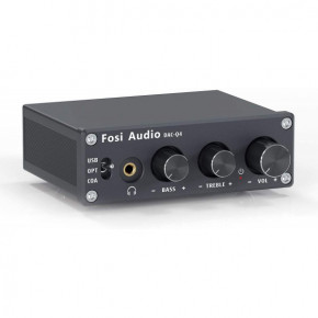   Fosi Audio DAC-Q4 SPDIF/Coaxial  RCA/3.5 black 