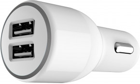    Belkin Car charger 2USB 2.1A Soft White