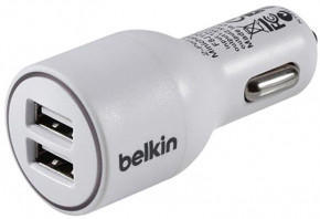    Belkin Car charger 2USB 2.1A Soft White 3