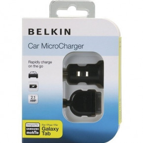    Belkin Micro (USB 2100mA) Galaxy Tab + ChargeSync