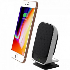    iOttie Car and Desk Holder Wireless Fast Charging Black (HLCRIO133)