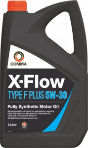   Comma X-FLOW TYPE F PLUS 5W-30-5Lx12 (XFFP5L)