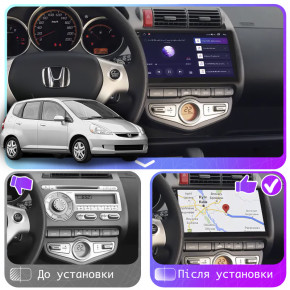  Lesko Honda Fit I Auto AC 2001-2008 IPS 9 2/32Gb CarPlay 4G GPS Prime  4